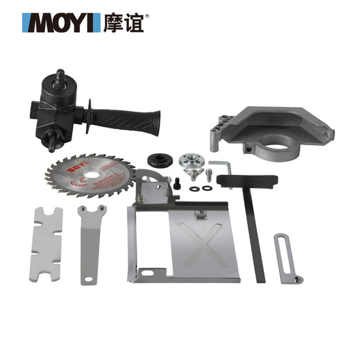 Electric drill modified into cutting machine Electric circular saw angle grinder modified fixed bracket Electric drill bracket Electric drill modified into angle grinder