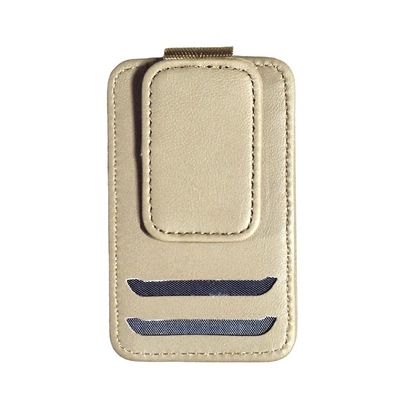 Car Glasses Clip/Bill Clip Visor Card Storage Clip Glasses - glasses-clip-suede-beige
