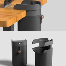 跨境爆品 桌面多功能办公简约收纳小物件收纳器 桌面清洁小垃圾桶