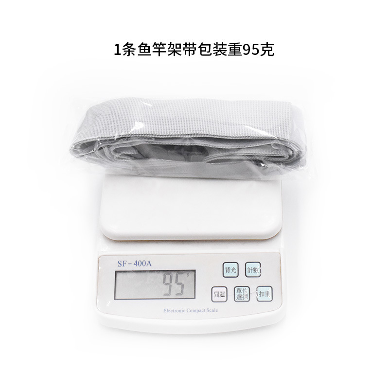 Fabricante en stock caña de pescar Barra de viga con correa de caña de pescar del coche Luya caña de pescar soporte ajustable Barra de pescar