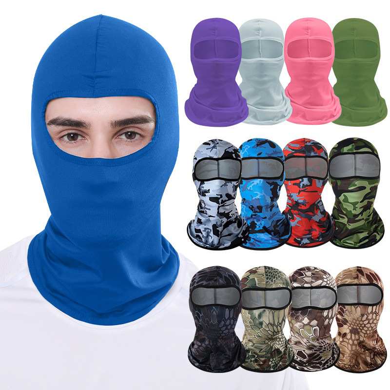 Sharetour Sun Protection Headgear, Anti-Uv, Breathable Ice Silk Hood, Neck Protection, Summer Cycling Mask