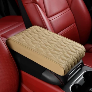 Cross-mirror car diamond armrest box pad height pad four seasons universal memory foam creative armrest