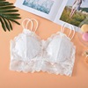 Lace T-shirt, protective underware solar-powered, teen girl bra, top with cups, tube top, beautiful back