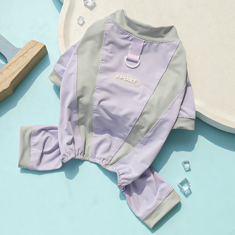 Productos para perros de primavera y verano, chaleco para gatos de seda helada para gatos, perros pequeños y medianos, ropa de protección solar para perros, ropa para mascotas