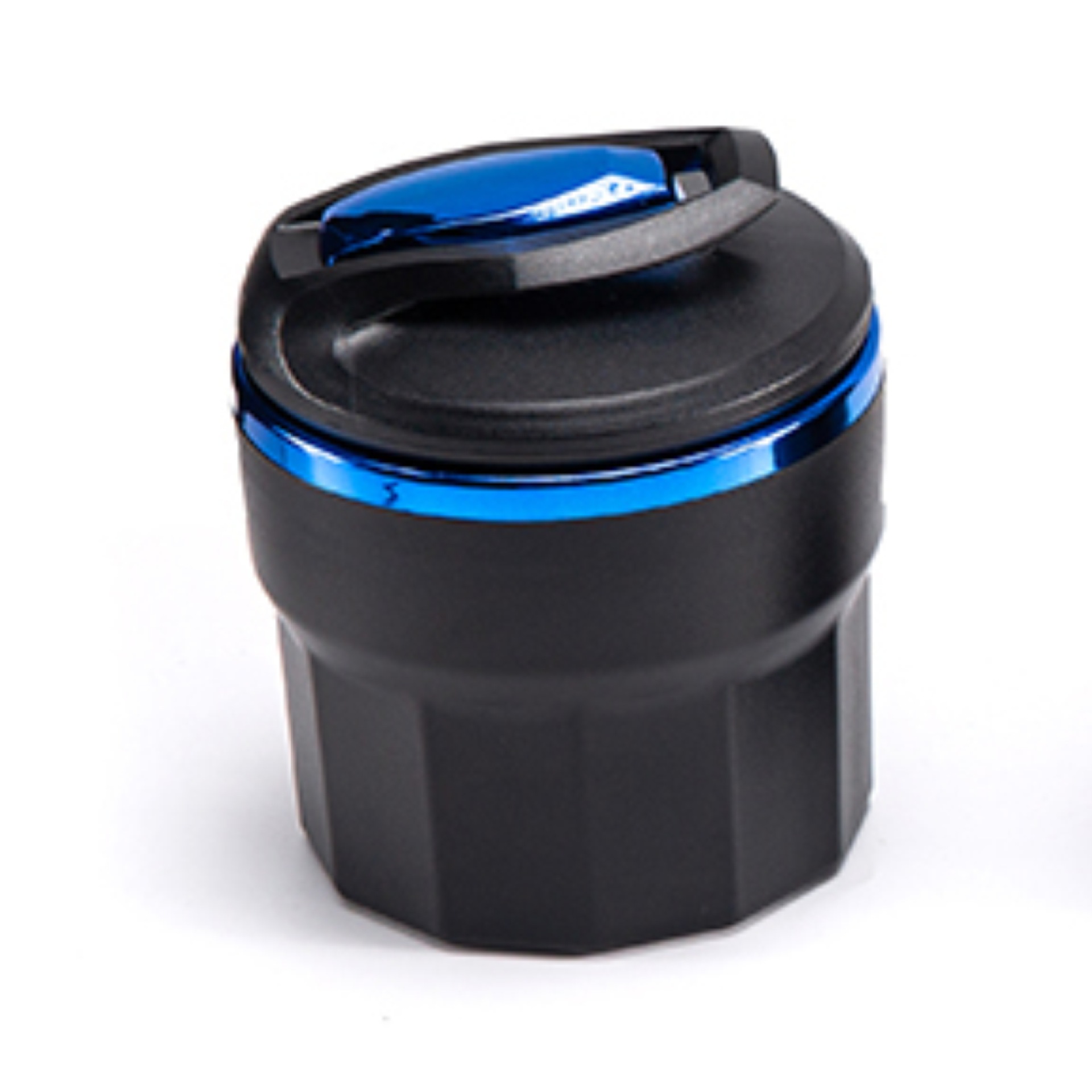 Car Ashtray with Pop-Up Lid and Led Light, Trendy Car Ashtray, Household Ashtray, Car Supplies Trash Can