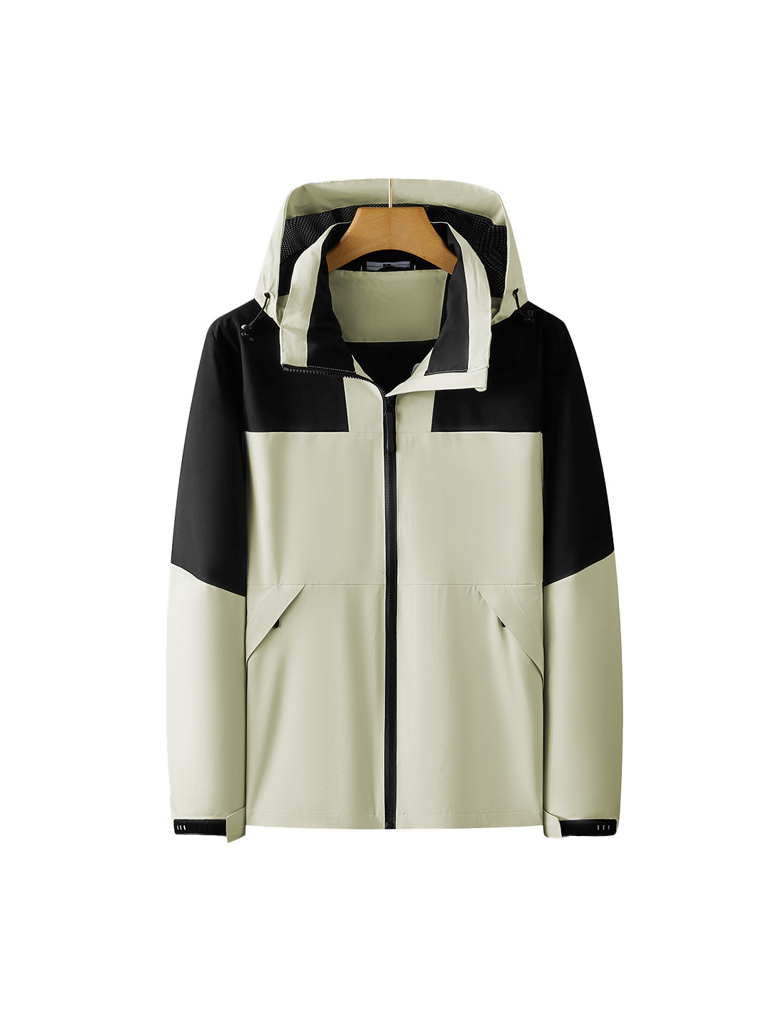 Personalizada ropa de asalto de una sola capa de otoño y invierno engrosado dos piezas conjunto de ropa de trabajo estampado bordado pintado herramientas impermeables a prueba de viento