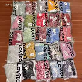 Lovito快时尚品牌女装杂款混合款式 辣妹款服装 一手货源尾货批发