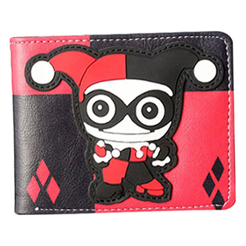 Black Jack Knight billetera corta de dos veces Héroe de dibujos animados estudiante monedero