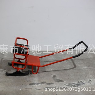 Ice and Snow Amusement Equipment Unpowered Small Yellow Car Ski Resort Skiing Rink Parent-Child Interaction