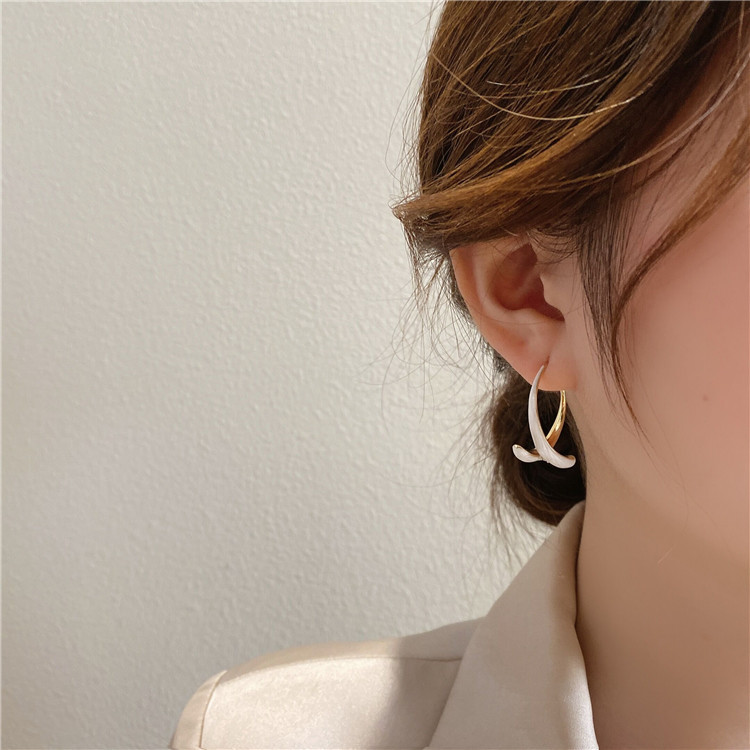 fashion cross earrings simple geometric alloy earringspicture1
