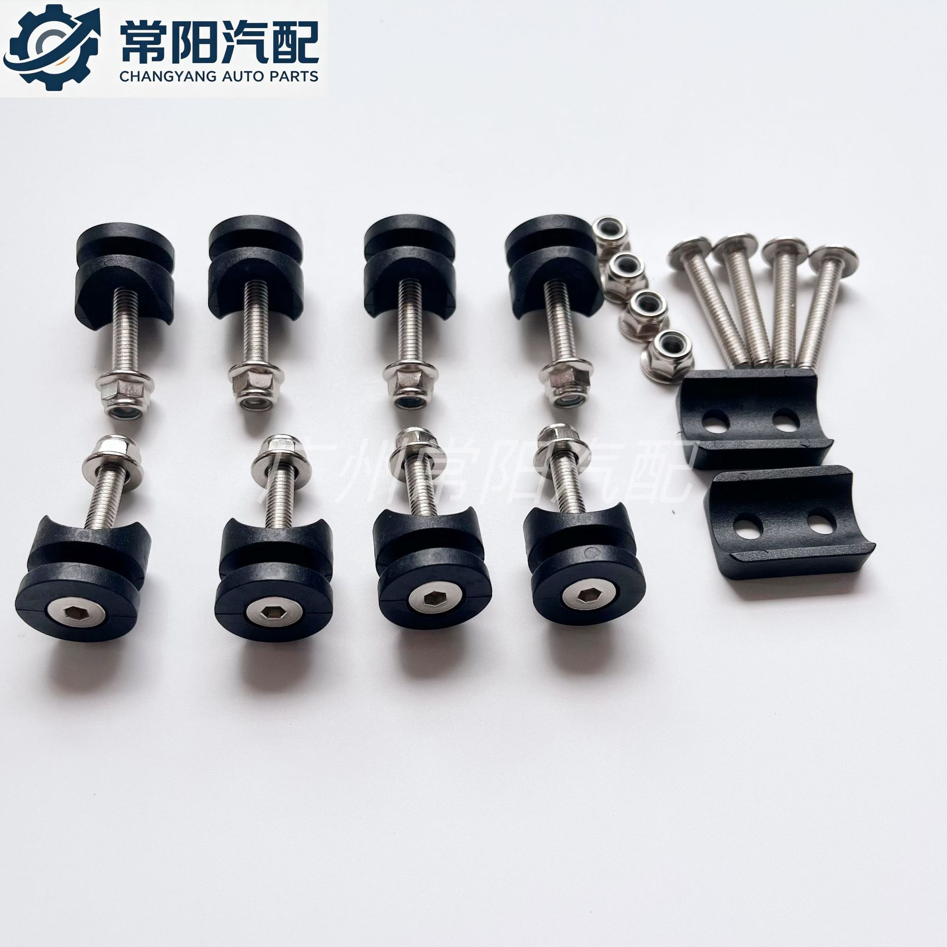 Motorcycle side box quick-release buckle, silent and shockproof tail box buckle, side box fixing buckle, replacement parts, tail box nylon clip