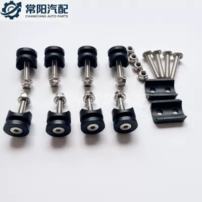 Motorcycle side box quick-release buckle, silent – Motorcycle trunk