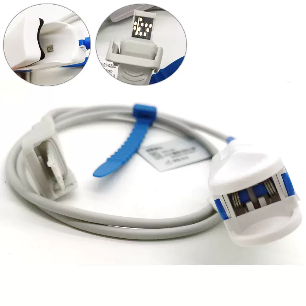 适用于Masimo马西莫芯片式成人指夹SpO2血氧探头可重复使用P9115A