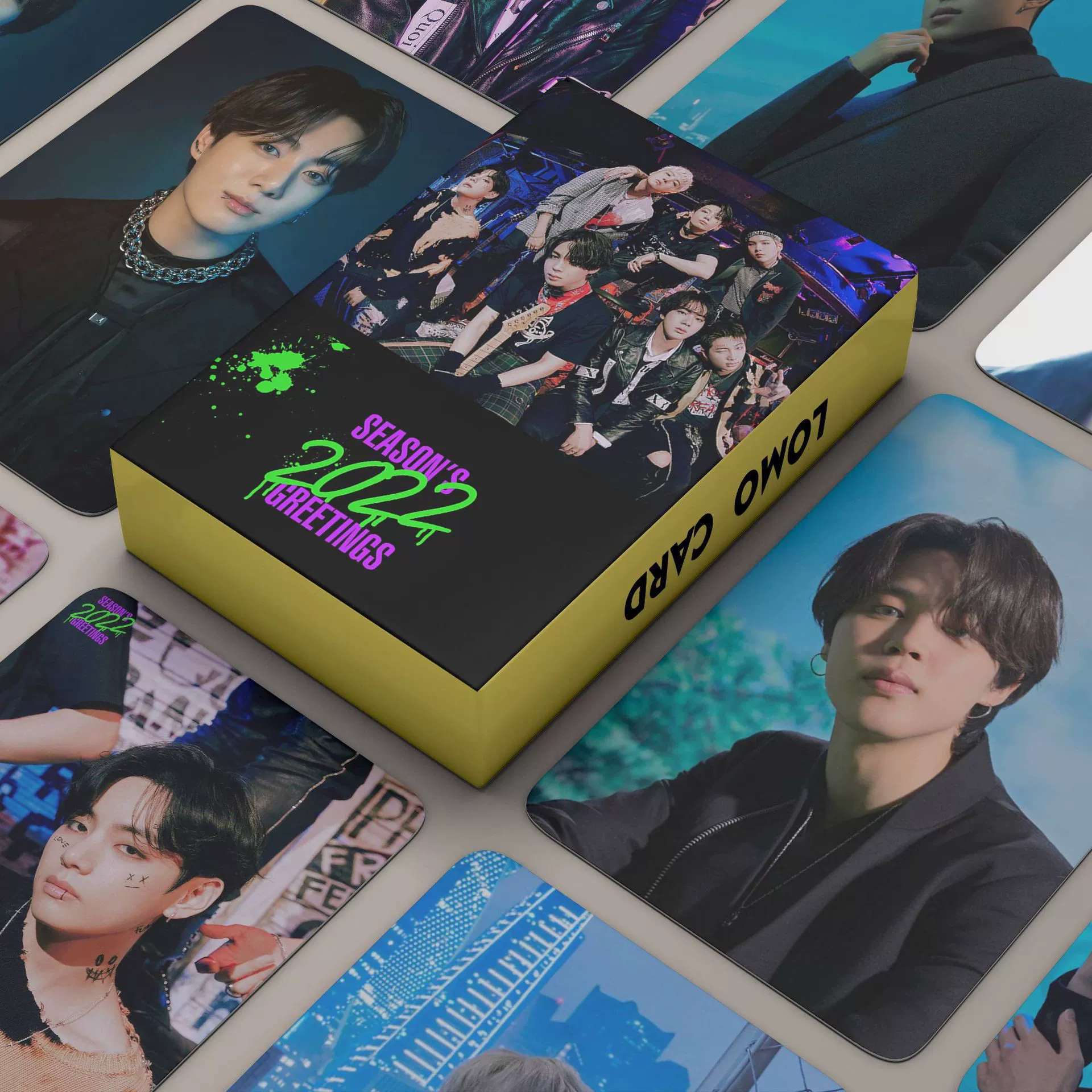 Пятнистая чернила дважды Ive Stray Kids Маленькая карточка Карточка периферийная карточка Lomo Маленькая карточка
