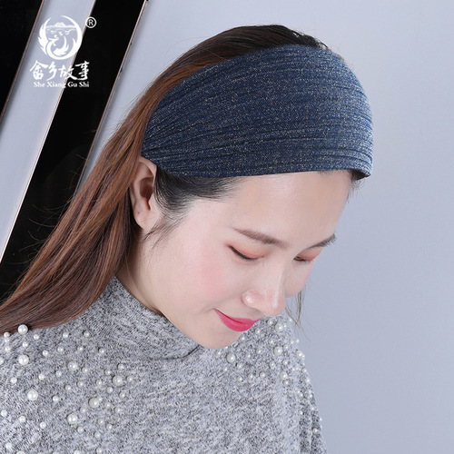 Headband for Women to Cover Gray Hair, Outdoor Thin Clip-in Hair Accessory, Wide Edge Hairpin, Hairband