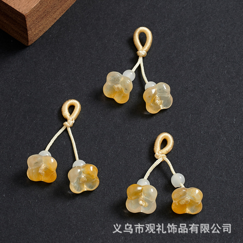 琉璃葫芦莲蓬樱花手串吊坠提溜串珠手链手工diy手绳编织饰品配件|undefined