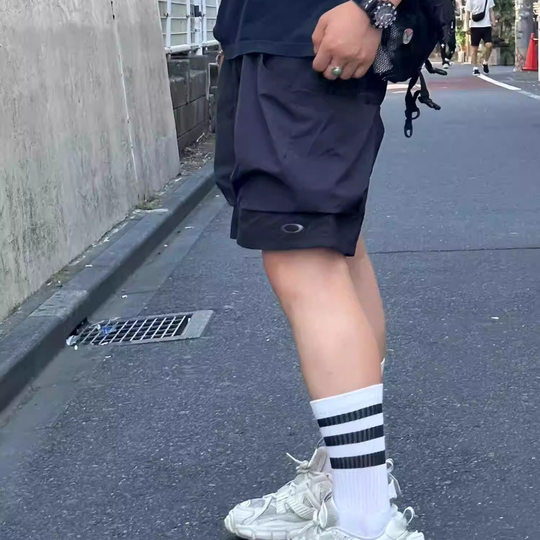 Vintage O Letter Large Pocket Functional Shorts 2024 American Paratrooper Waste Soil vibe Style Tooling Pants