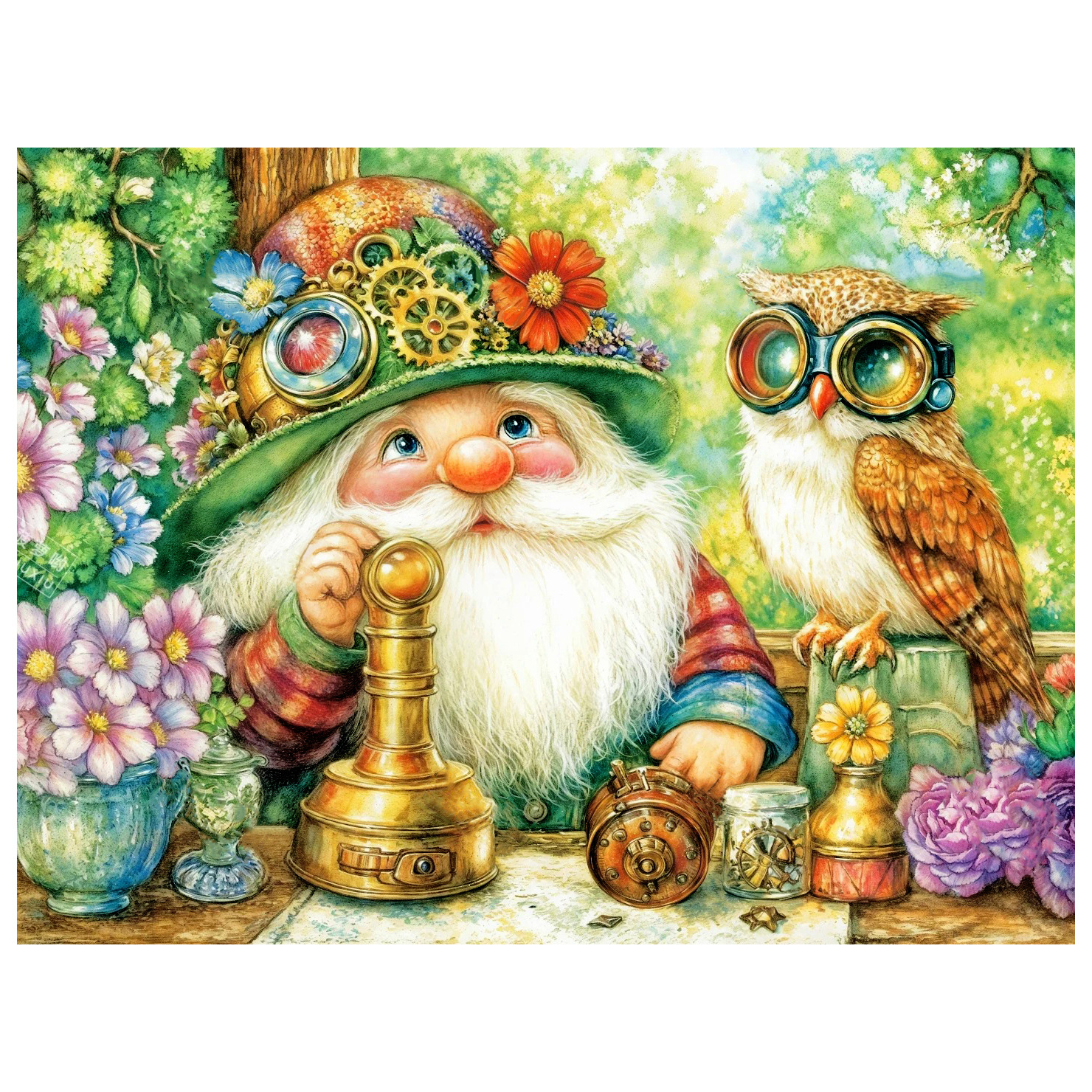 Diamante 5D dibujo de paisaje lleno de diamante cómic cabina bordado de diamantes diy redondo bordado de diamantes dibujo de diamantes a mano decoración para el hogar