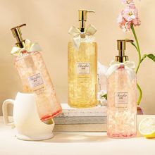 奢蝶邂逅香水花瓣沐浴露柔情清新活力香氛沐浴乳持久留香保湿补水