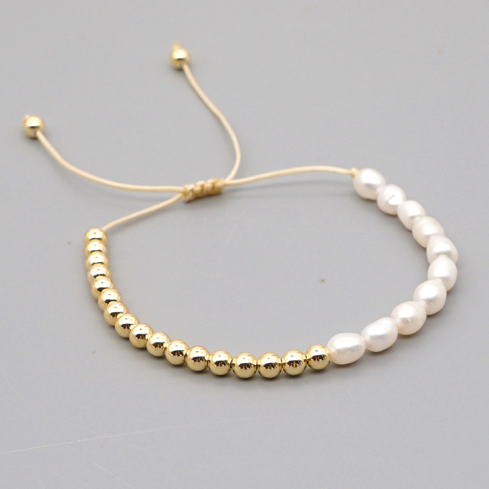 fashion bohemian handmade pearl beaded bracelet wholesalepicture3