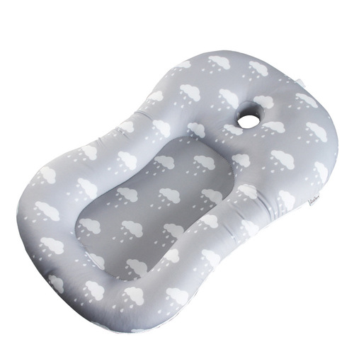Baby products newborn can lie down non-slip bath basin bath net bag holder baby bath bath mat
