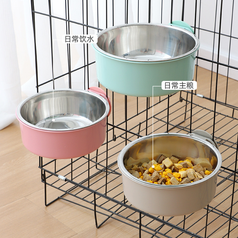 Amazon recommends anti -fixed hanging dog bowl dog cage for…