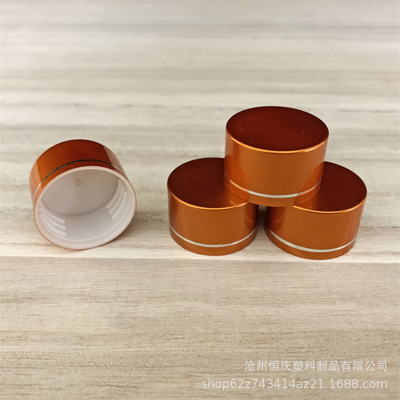 24口プラスチックボトルキャップ、プラスチック蓋、プラスチックスクリューキャップ、ネジ式プラスチック電気メッキスクリューキャップ、化粧品ボトルキャップ、ローションキャップ|undefined