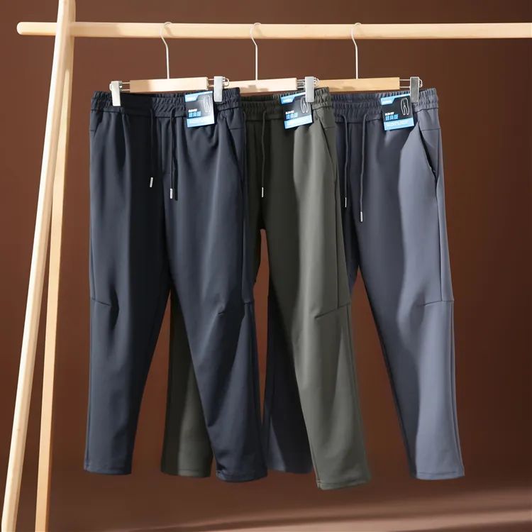 Universal comfortable breathable demi-season elastic sports solid…