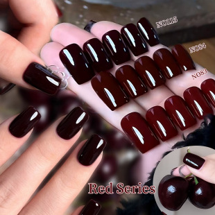 2025 new cherries red plasma red net red popular color nail shop special phototherapy glue