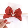 Children's hairgrip for princess, three dimensional hairpins with bow, hair accessory, Korean style