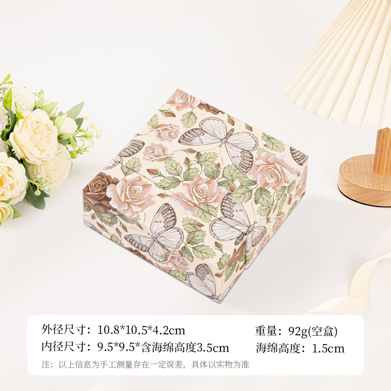 Secret butterfly love (empty box); inner diameter 9*9*3.5cm