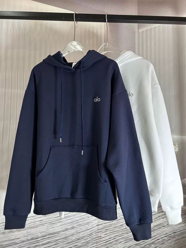 Alo Hooded Sweatshirt, Skin-Friendly and Thin Velvet Round Neck Hooded Fashionable and Versatile Slimming Look Sweatshirt Alo Hooded Sweatshirt, Skin-Friendly and Thin Velvet Round Neck Hooded Fashionable and Versatile Slimming Look Sweatshirt