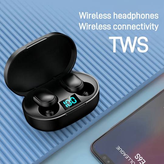 Tpe-C port A6sE6sE7s long battery life display Macaron color mini sports bluetooth headset