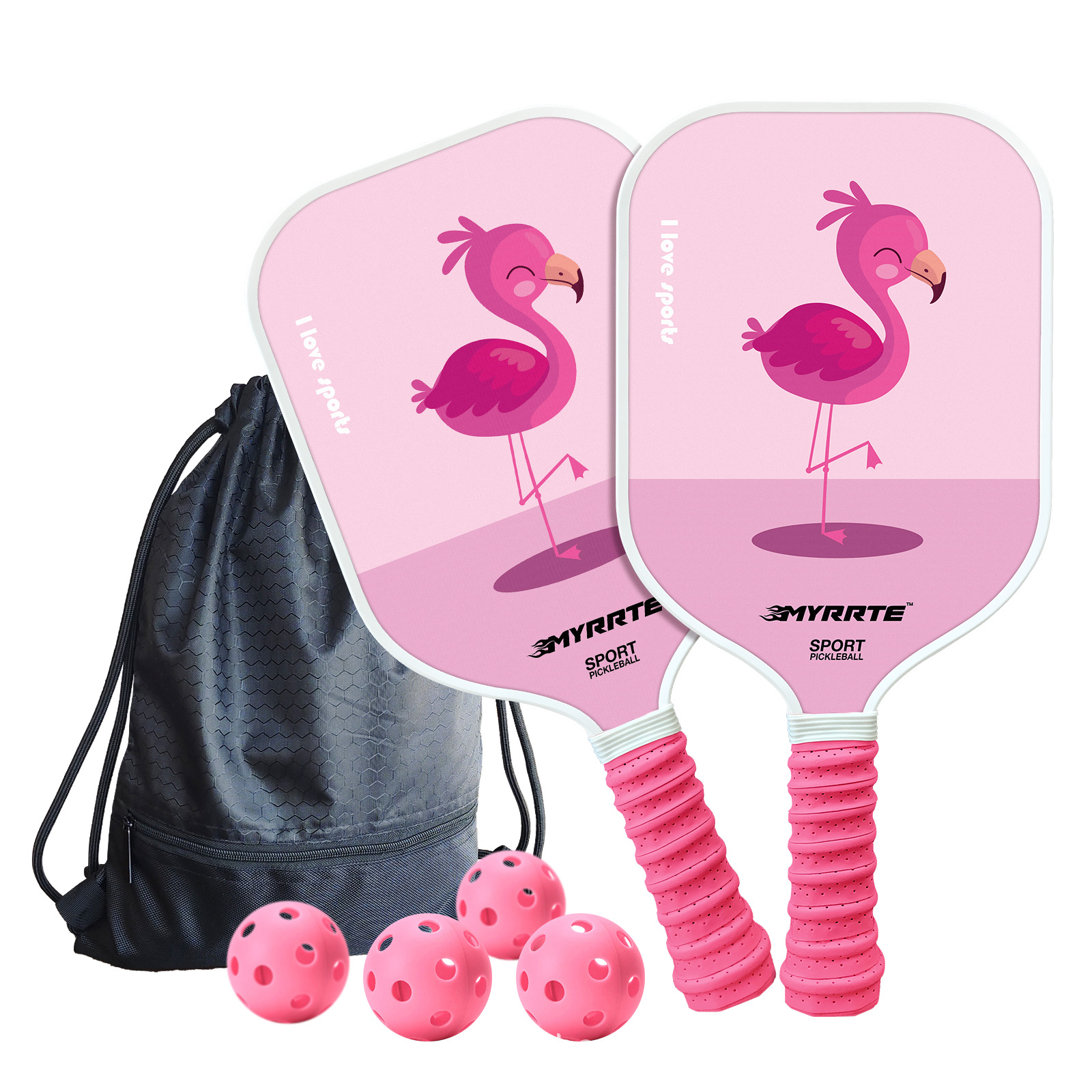 Children's Pickleball Racket Set Manufacturer Wholesale Carbon Fiber Glass Fiber Pickleball Racket Equipment