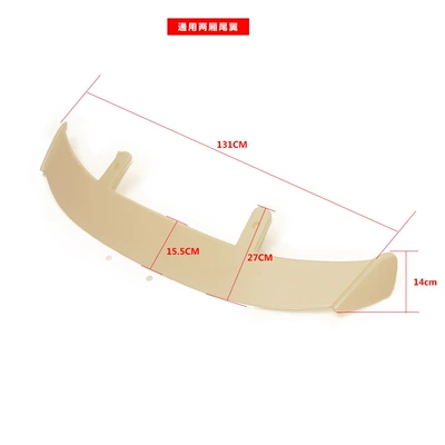 Wing, No-Drill Sports Large Rear — Fixed wind wing