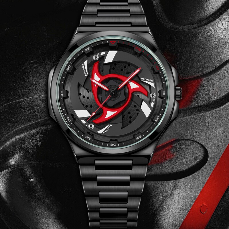 New 3D Rotating Wholesale Quartz Wristwatch for Men, 360 Rotating Motorcycle Wheel, Waterproof, Luxurious, Vintage-Style, Anime New 3D Rotating Wholesale Quartz Wristwatch for Men, 360 Rotating Motorcycle Wheel, Waterproof, Luxurious, Vintage-Style, Anime