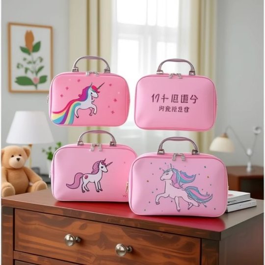 Cosmetic Bag cartoon toy girl foreign trade popular large capacity portable storage box bag New cute handbag