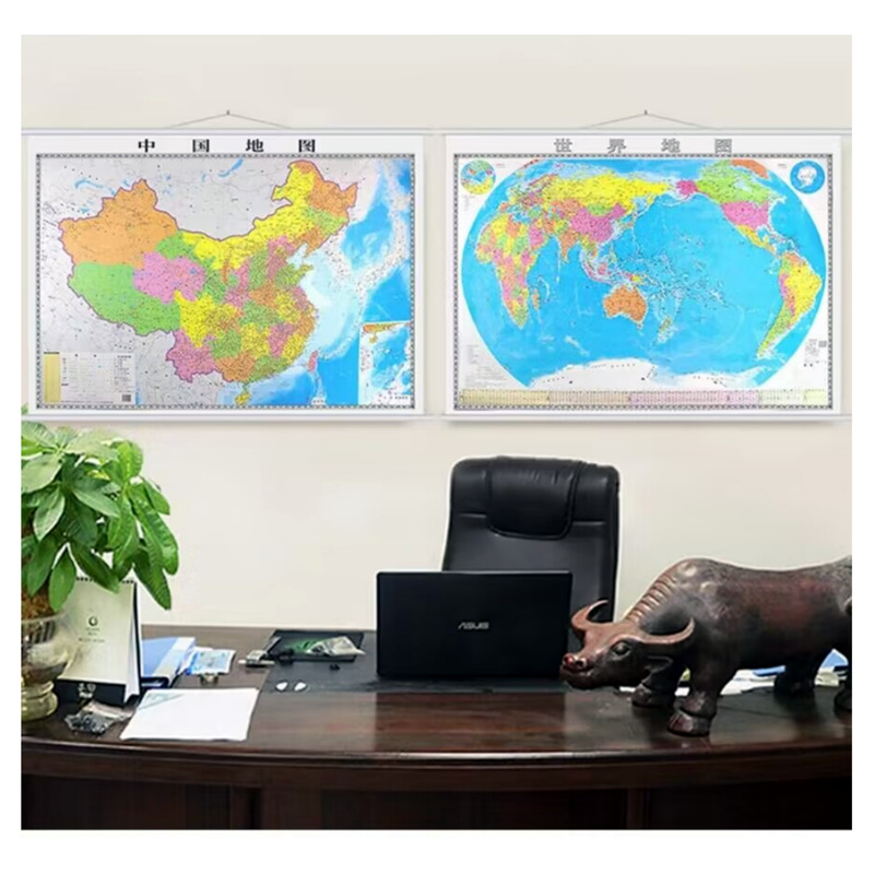 24 brand new revise China Map world Map Significant Film Poster 120 × 90cm