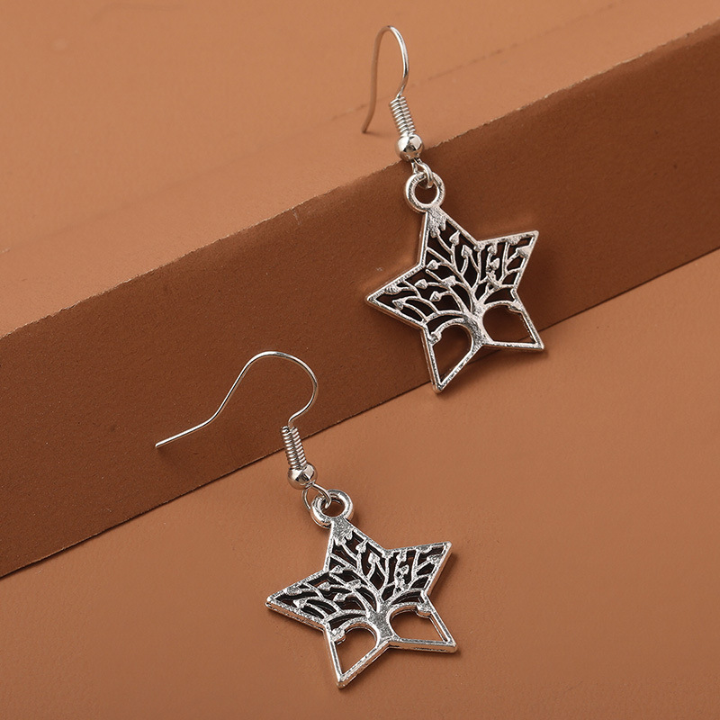 1 Pair Fashion Star Alloy Plating Women's Drop Earrings display picture 4