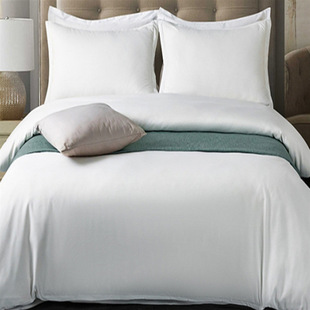 Spot Sales Pure Cotton Satin Double Spray Satin Wide Hotel Linen High Count and High Density Thick and Durable