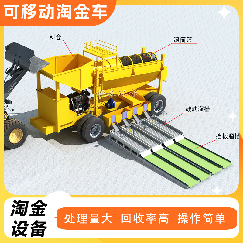 Mobile Gold Mining Machinery, Placer Gold Mining and Gold Selection Equipment, River Sand Gold Mining and Gold Selection Equipment Mobile Gold Mining Machinery, Placer Gold Mining and Gold Selection Equipment, River Sand Gold Mining and Gold Selection Equipment