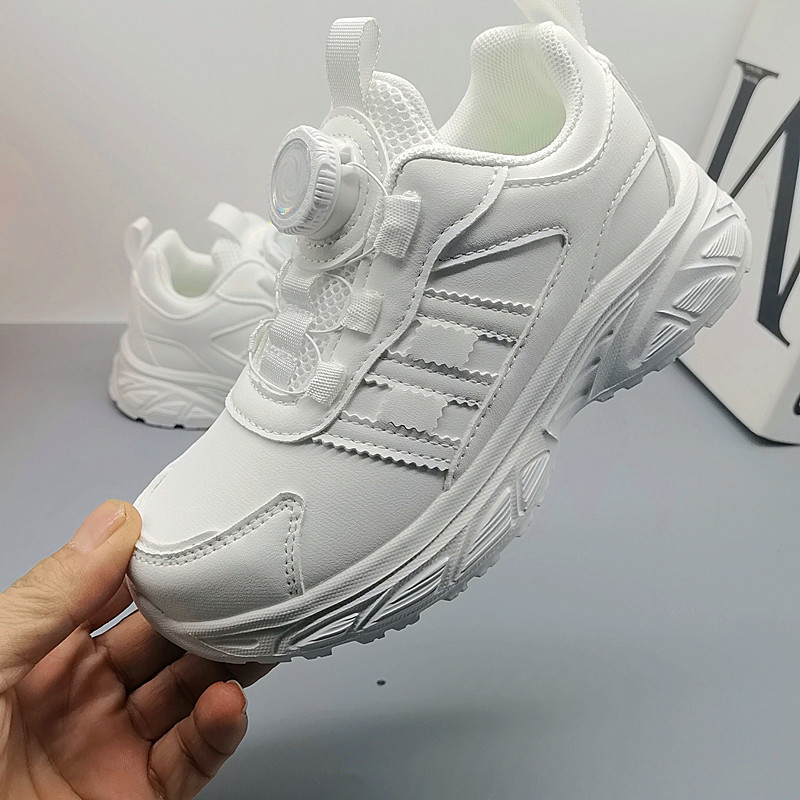 32-37 Zapatos de cuero de tamaño hombre zapatos de moda zapatos blancos casuales zapatos casuales transpirables