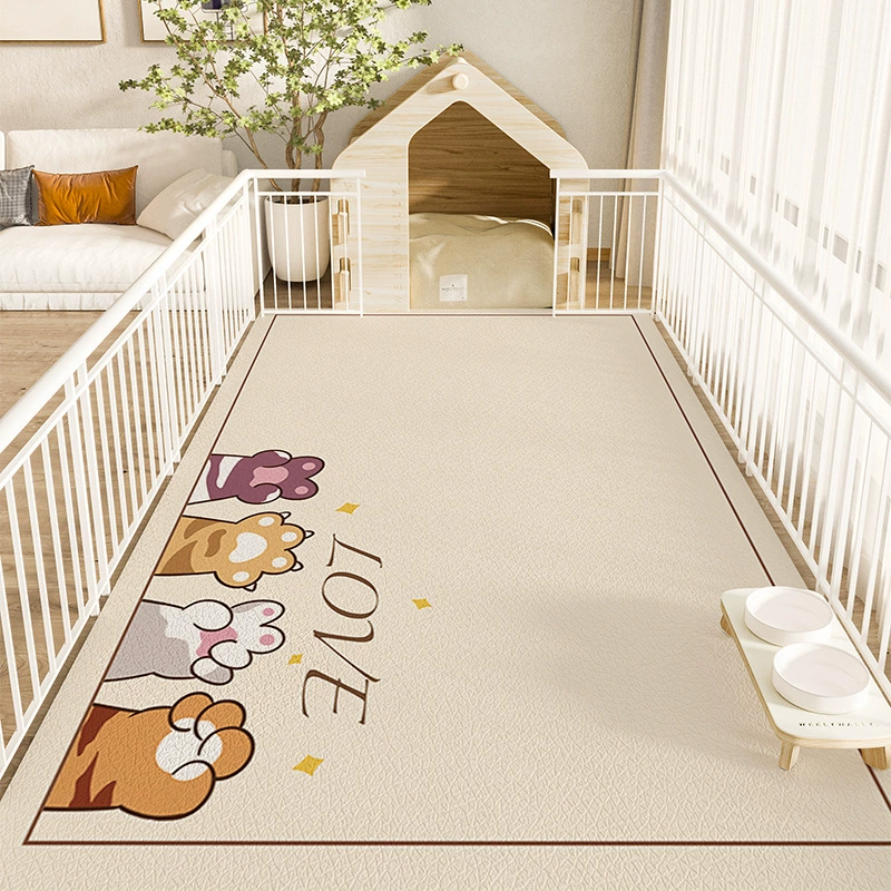 Картинко Waterproof не скользящий коврик для домашних животных - забавное bedding для кошек и собак от