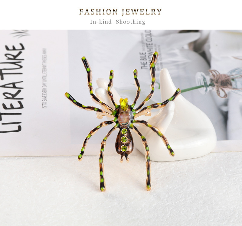 Fashion Spider Alloy Inlay Rhinestones Women's Brooches display picture 2