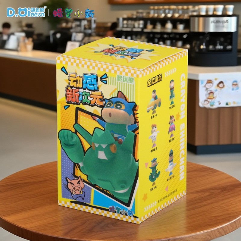 本物のクレヨンしんちゃんダイナミックバトルトレンディブラインドボックスフィギュアハイエンドホームアクセサリーデスクトップ装飾品|undefined