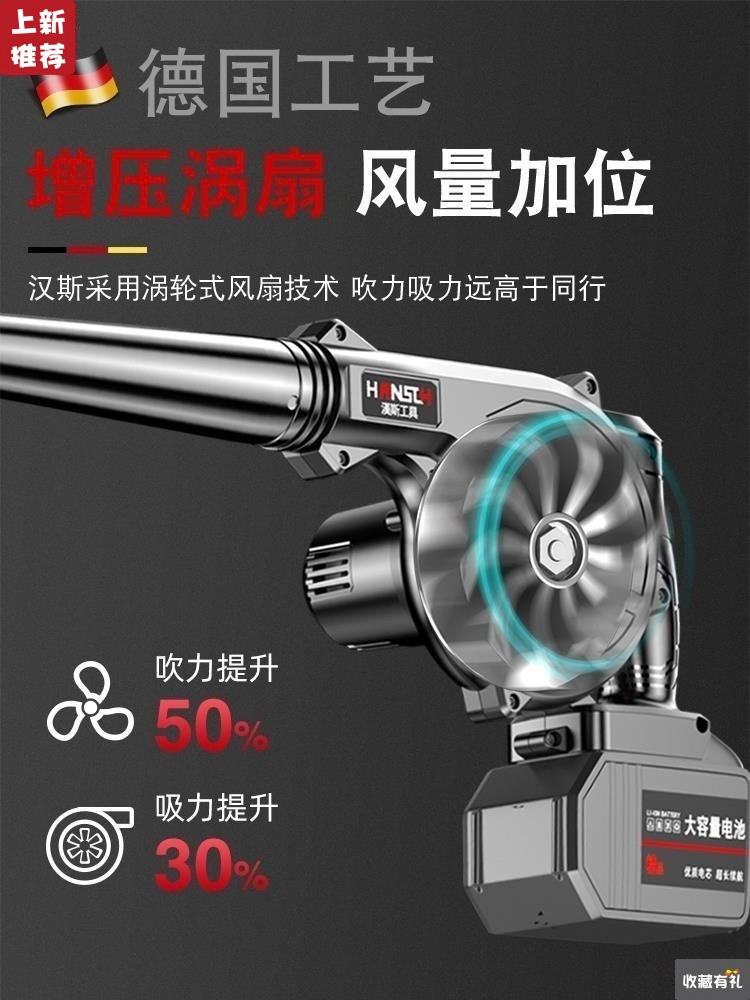 便携充电式吹风机无线家用大功率工业用锂电鼓风机电脑车载除尘器|ms