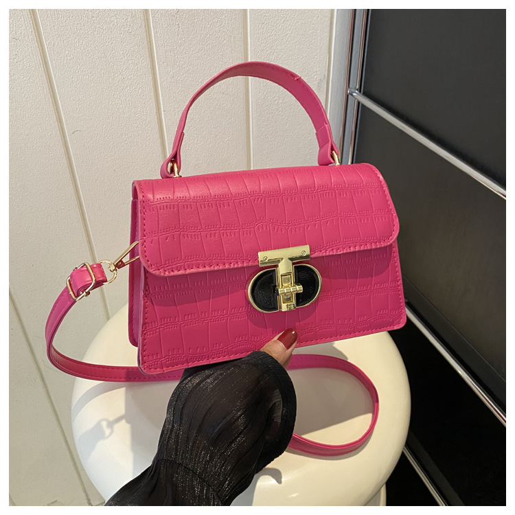 Bolso de moda coreano 2023 verano nuevo bolso de mujer personalidad cocodrilo bolso de hombro simple retro bolso de mochila