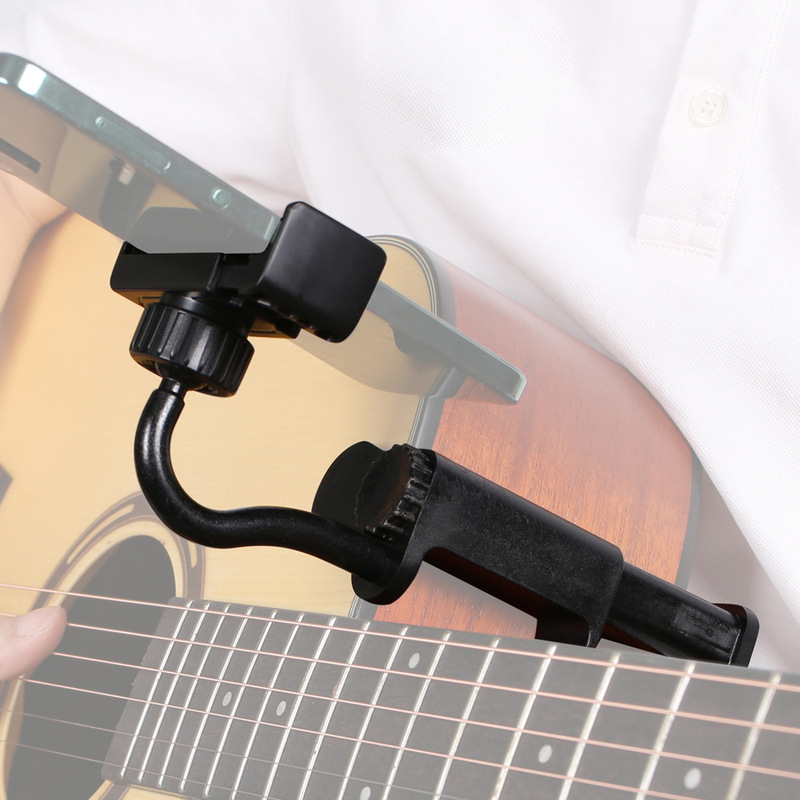 Electric Guitar Phone Holder, Bass Ukulele Phone Holder, 41inch Guitar Phone Stands, Classical and Folk Guitar Phone Stand