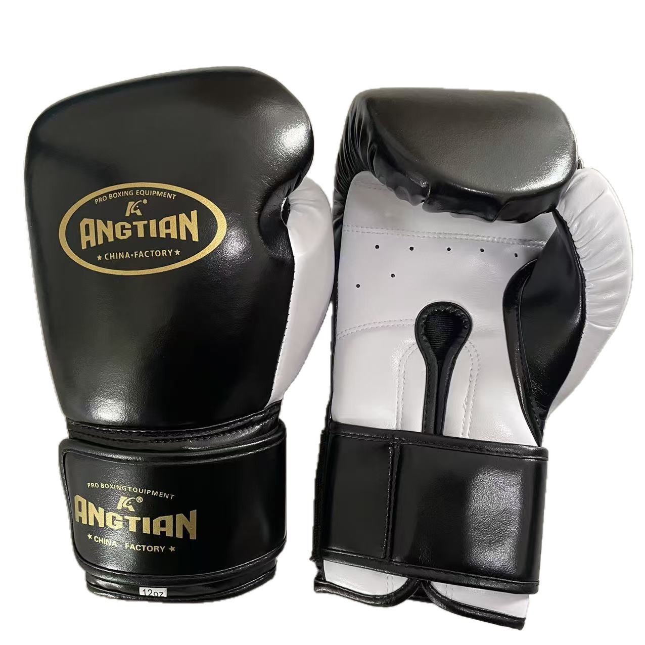 Fábrica Angtian guantes de boxeo personalizados directos guantes de boxeo profesional Sanda image 6