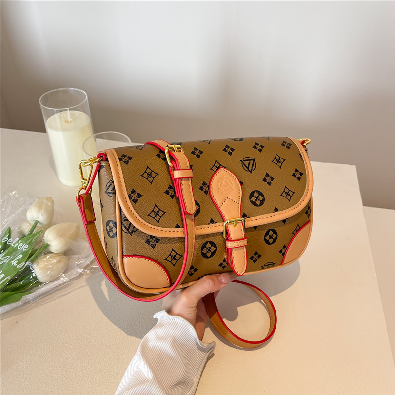 Bolsos pequeños populares de este año, nuevos bolsos de verano 2025, bolsos de mujer, bolsos de hombro de alta calidad, bolsos de mensajero de color de contraste retro, marea